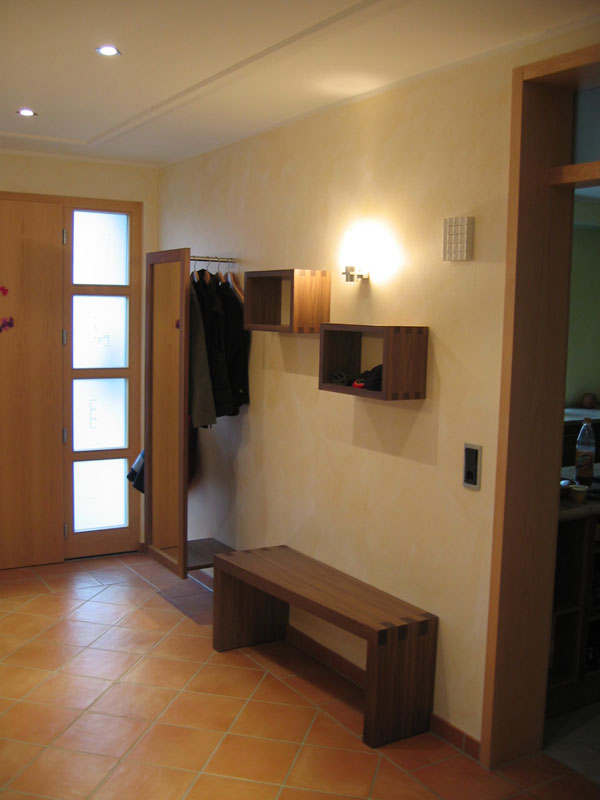 Individuell gefertigte Garderobe der Tischlerei Breidenbach und Flocke aus Marsberg - Meerhof